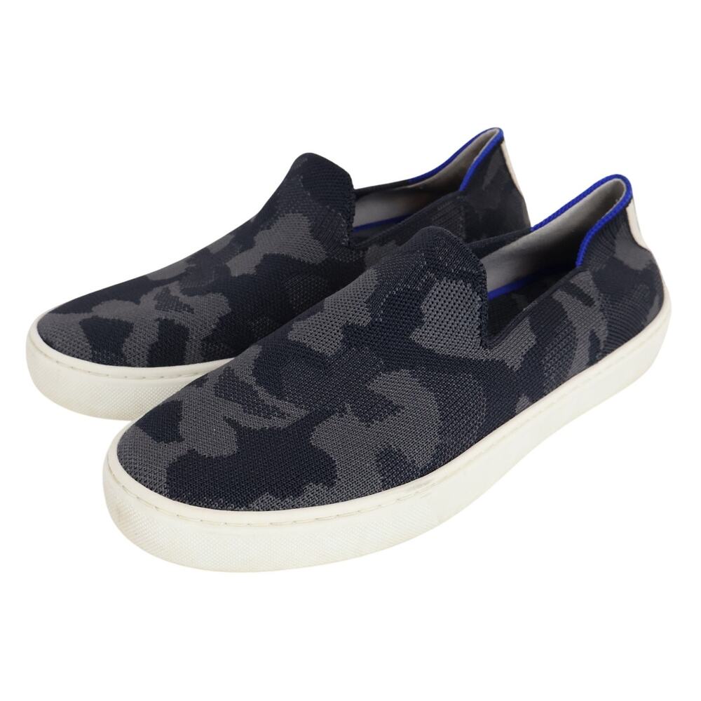 Rothy's The Original Slip On Sneaker Gray Camo Size 7.5